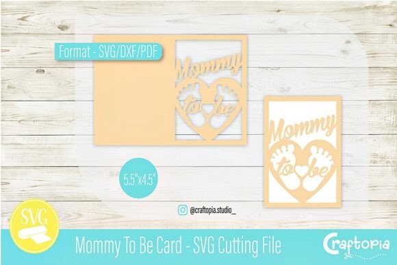 Download Mommy to Be Card – SVG Cutting File - Cutting file Collection