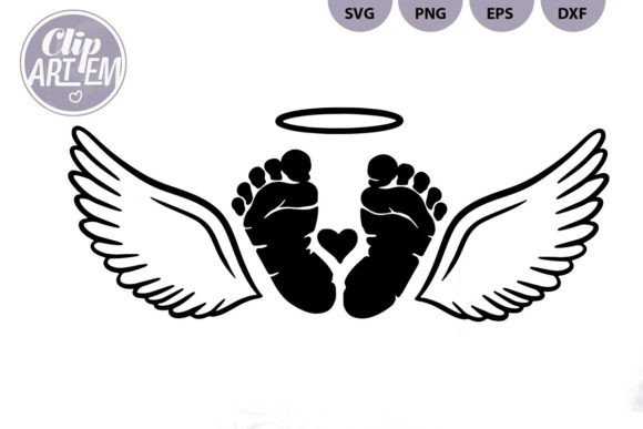 Download Angel Baby Memorial Cutting File Vector - Cutting file Collection