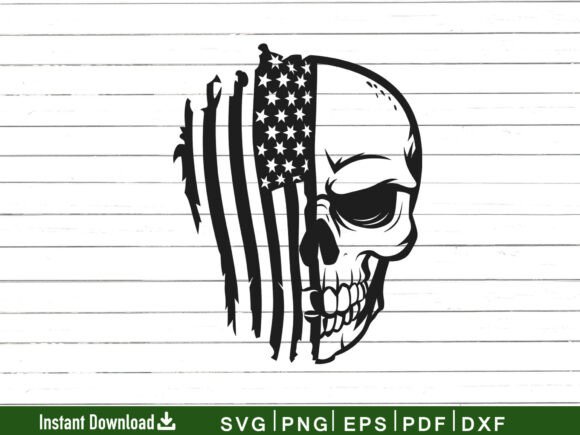 Download USA Veteran Skull Svg File, Cutting File - Cutting file Collection