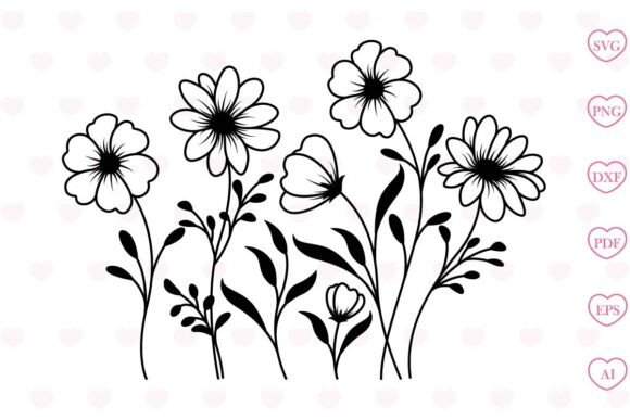 Download Flower Svg Wildflower Svg Flowers Svg - Svg flowers Collection