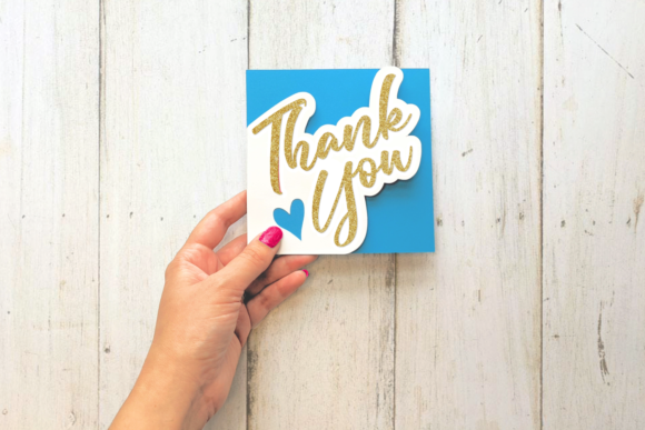 Download Papercut Thank You Card SVG - Thank you card svg Collection