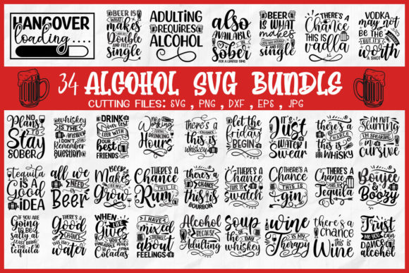 Download Alcohol SVG Bundle - Alcohol svg bundle Collection