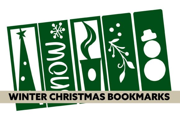 Download Christmas Winter Bookmark Cutting Files - Cutting file Collection