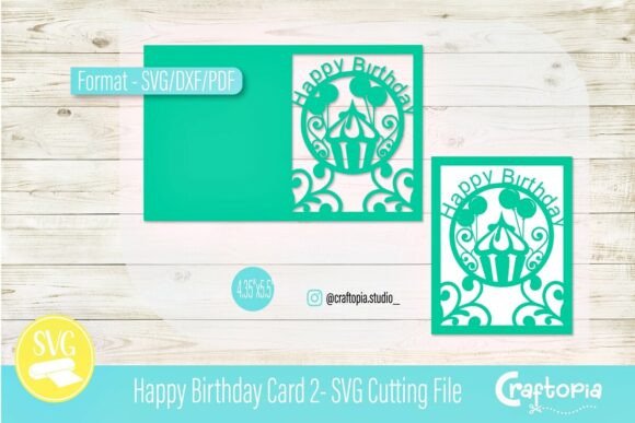 Download Happy Birthday Card 2 – SVG Cutting File - Cutting file Collection