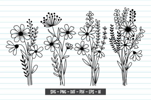 Download Flower Svg Flowers Svg Wildflower Svg - Svg flowers Collection