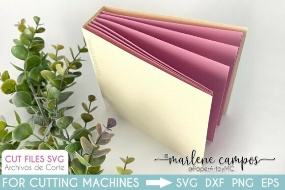 Download Mini Photo Album 5x5” Cutting Files SVG - Cutting file Collection