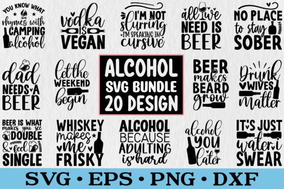 Download Alcohol SVG Bundle - Alcohol svg bundle Collection